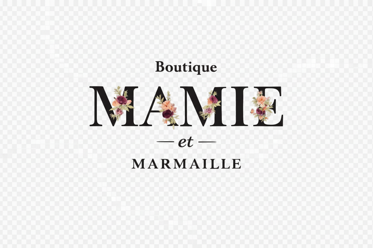 Logo Mamie et Marmaille avec fond transparent